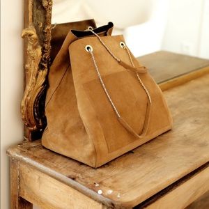 Sézane Suede Gaby Tote Bag
